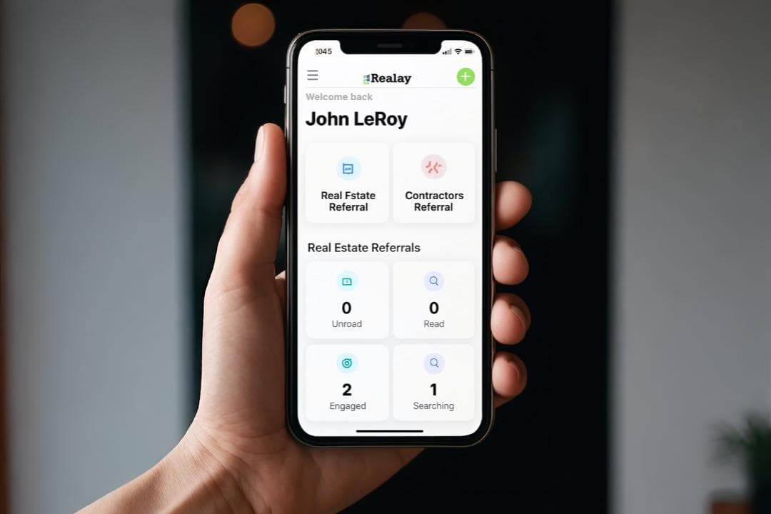 Realay Mobile App FAQ: Voice-Activated Real Estate Referral Management