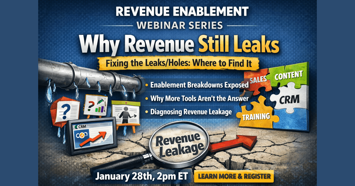FAQ: SalesNexus Revenue Enablement & RevOps Webinar Series
