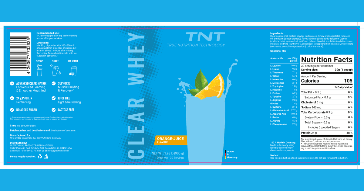 FAQ: TNT CLEAR WHEY Protein - A Light, Refreshing Alternative to Traditional Protein Shakes
