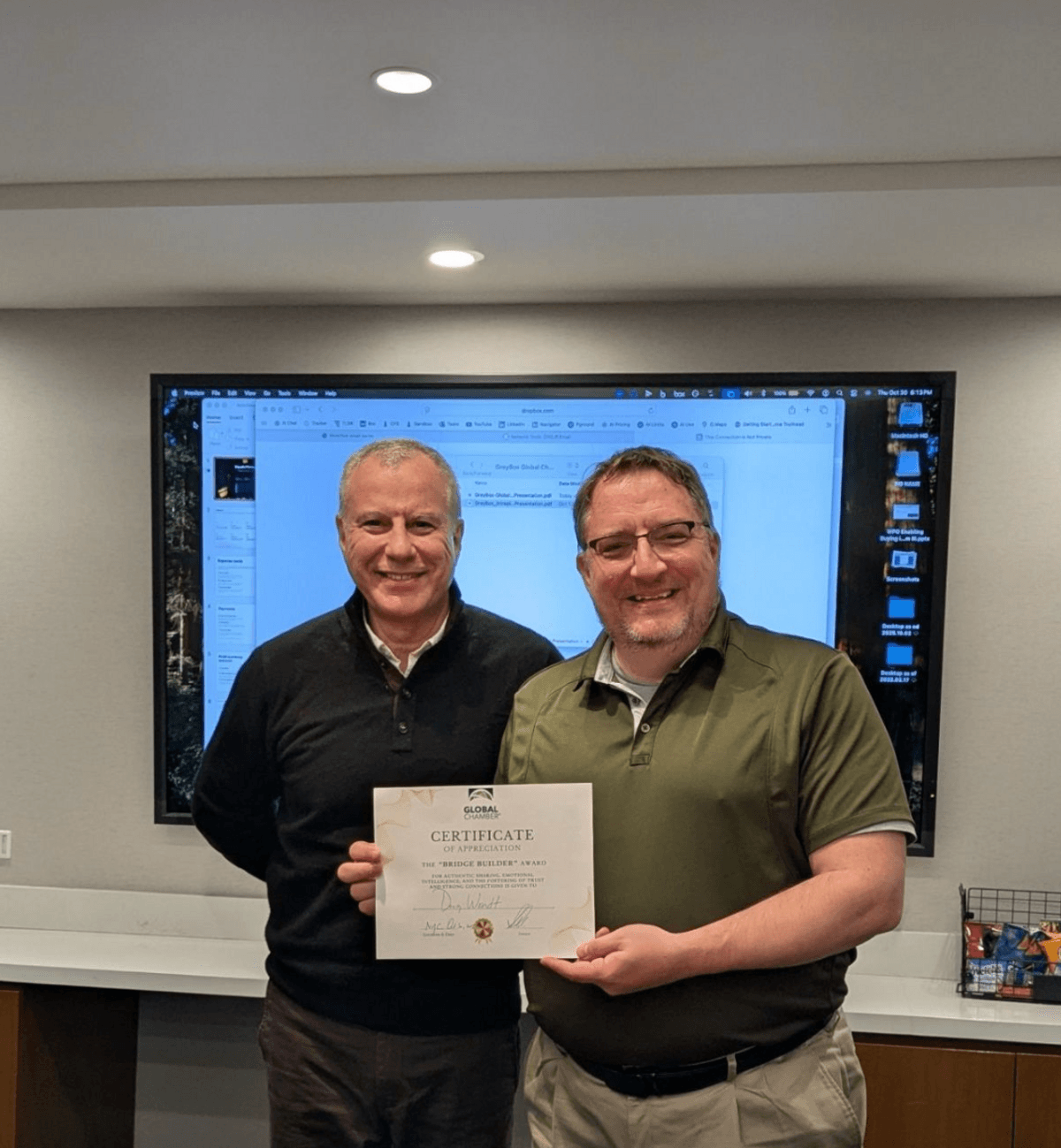 FAQ: Doug Wendt's Bridge Builder Award from Global Chamber® New York City