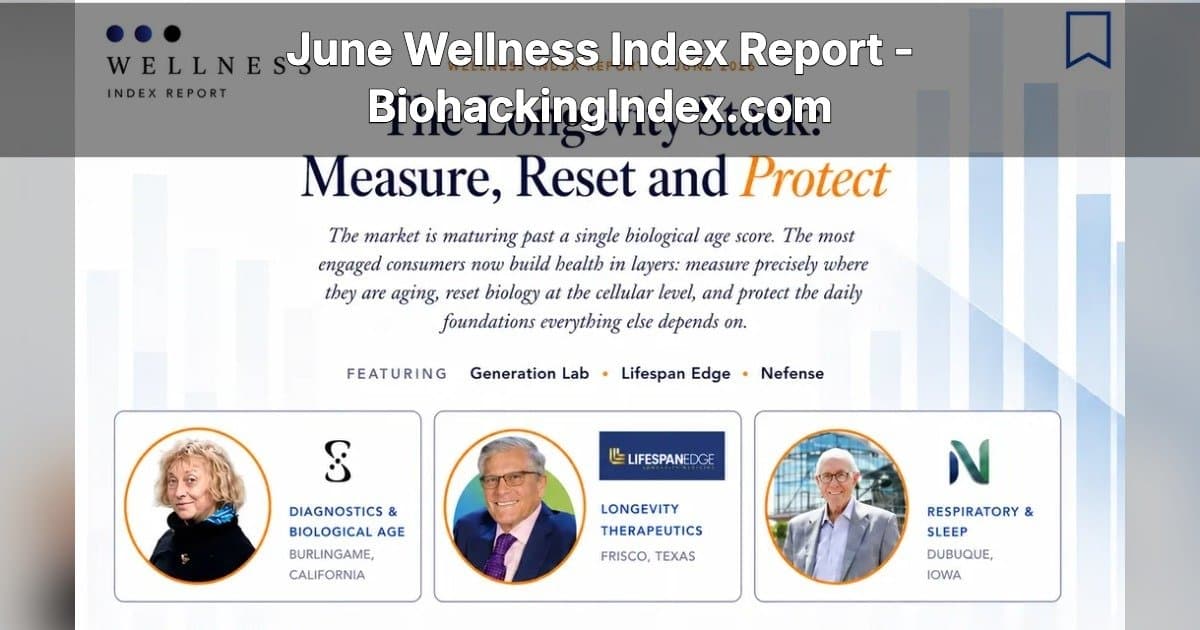 June 2026 Wellness Index Report: The Longevity Stack - Measure, Reset, and Protect