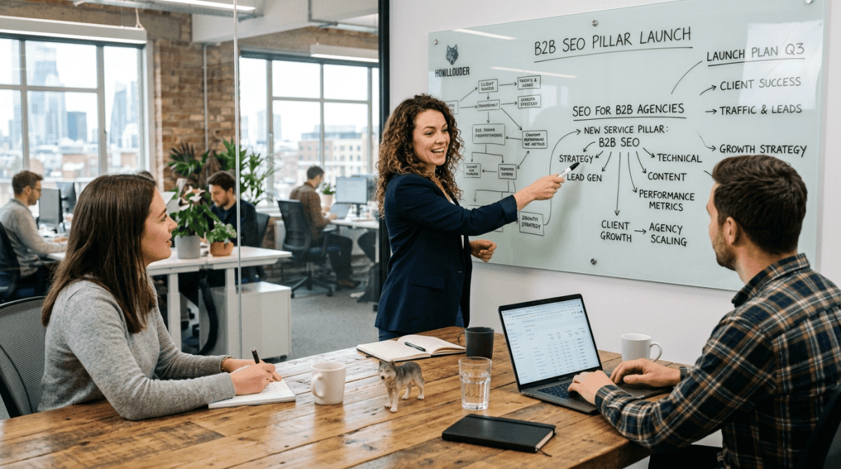 Howl Louder Marketing's New GEO Service for B2B AI Search Visibility